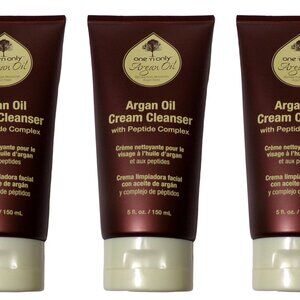 One 'N Only Argan Oil Cream Cleanser Removes Residual Makeup 5 oz (Set of 3)